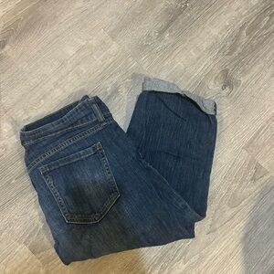 Old Navy Diva Dark Blue Denim Jeans capris size 10